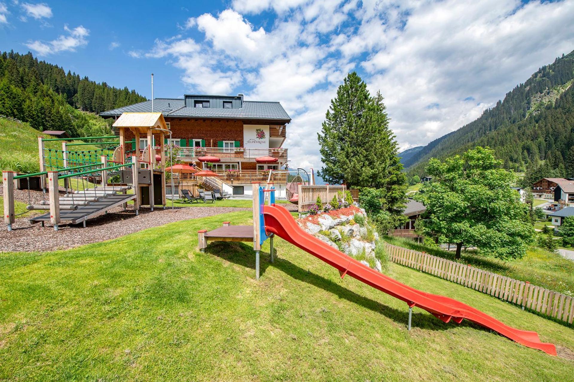 Hotel Alpenrose Gargellen Exteriör bild