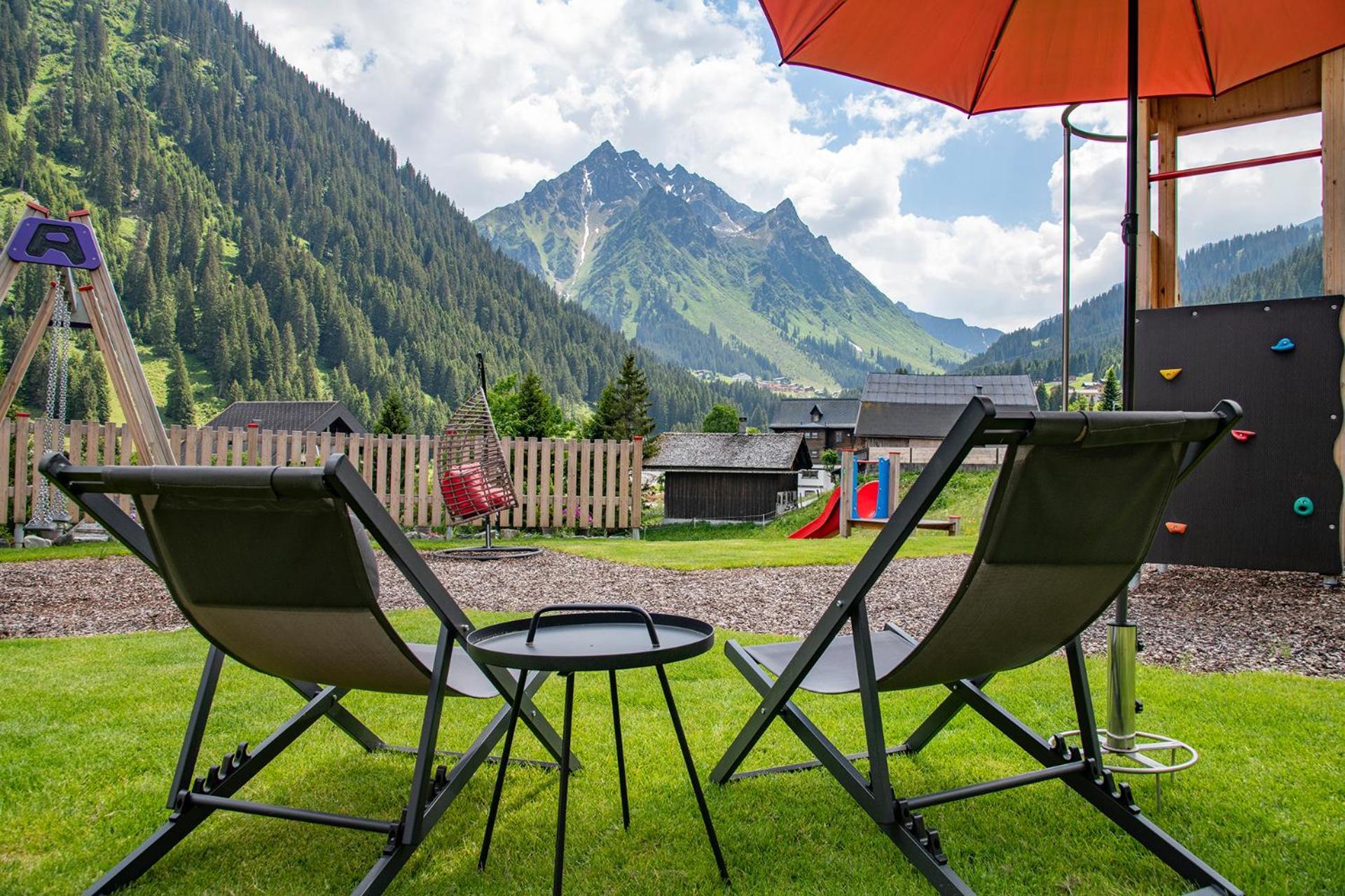 Hotel Alpenrose Gargellen Exteriör bild